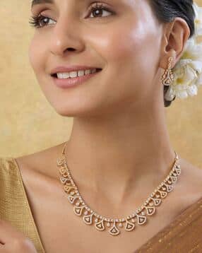 indinoor Zircon Festive  Necklace Set-picture-28