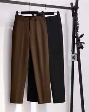 Women Straight Fit High-Rise Trousers-image-42