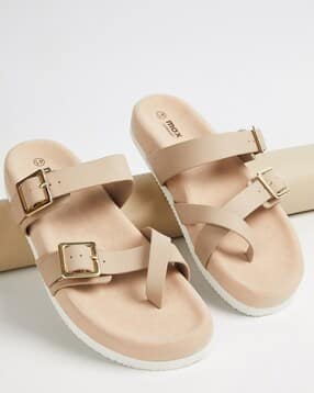 Women One-Toe Flats with Tang Buckle-image-41