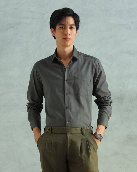 ARROW Men Dobby Textured Shirt
