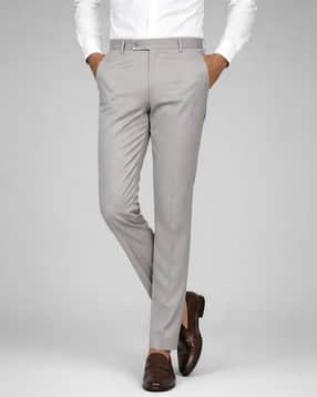 buda jeans co Men Slim Fit Flat-Front Trousers-picture-13