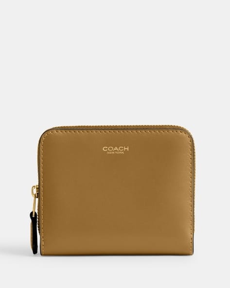 Buy Coach New York Leather Bi-Fold Wallet | Brown Color Women