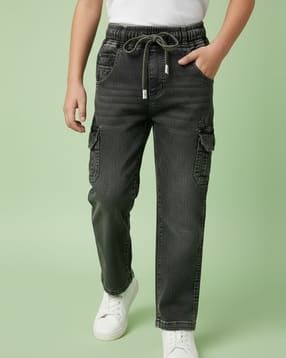 jfr Boy Straight Fit Jeans with Drawstring Waist-picture-24