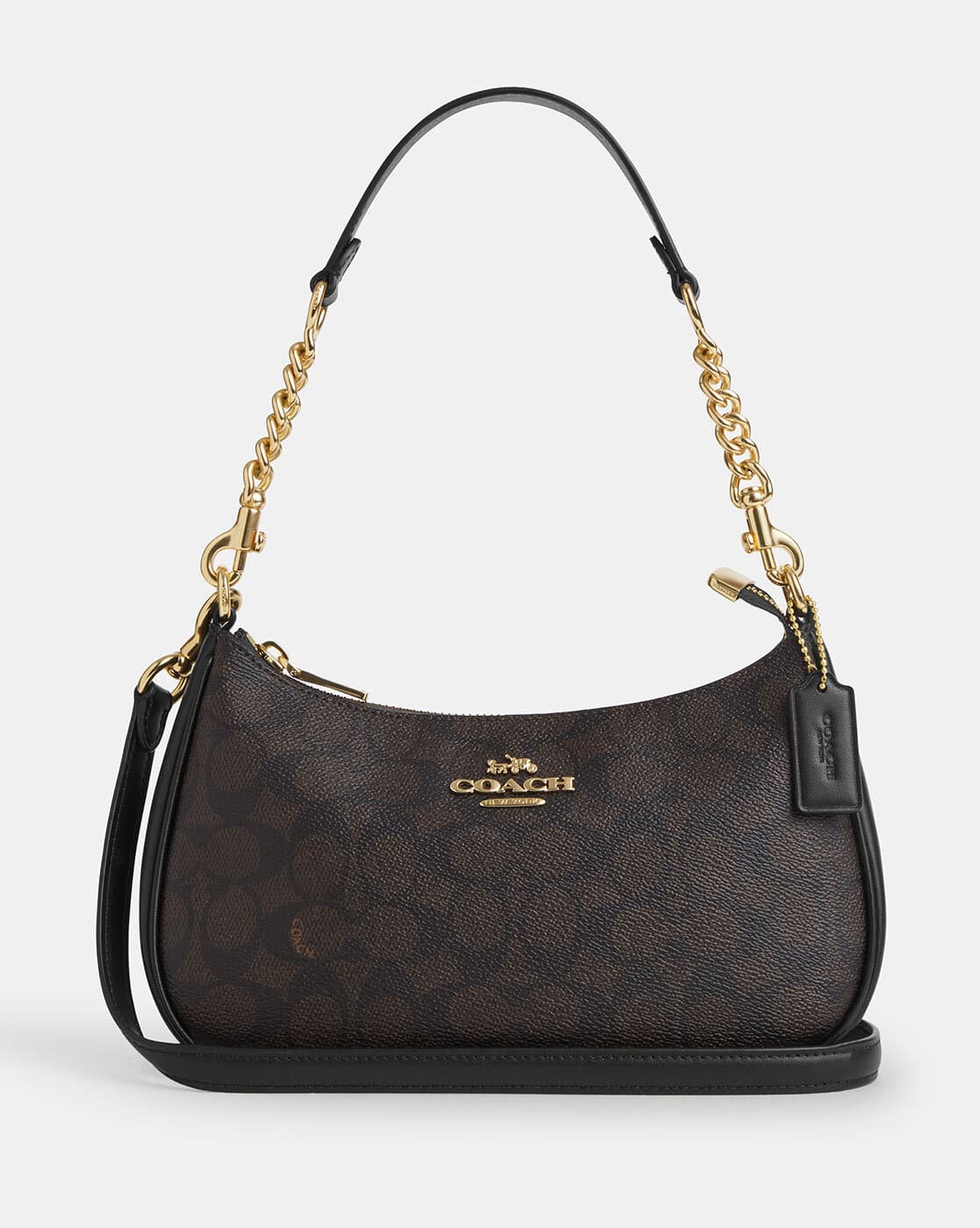 Buy Coach Teri Signature Canvas Shoulder Bag with Chain Strap