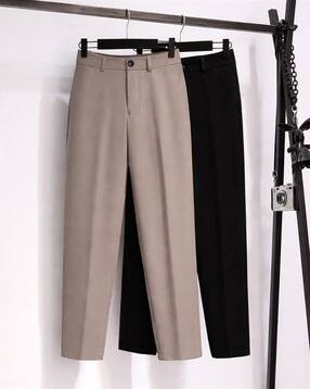 fyre rose Women Pack of 2 Straight Fit Flat-Front Trousers-picture-28