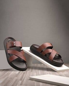 el paso Men Tan Synthetic Slip-On Comfort Sandals-picture-32