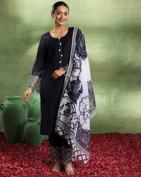 Gerua By Libas Women 3-Piece Straight Kurta Set