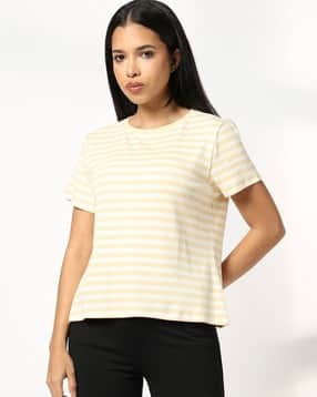 teamspirit Women Striped Round-Neck T-Shirt-picture-53