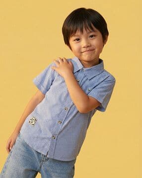 Boys Checked Regular Fit Shirt-image-14