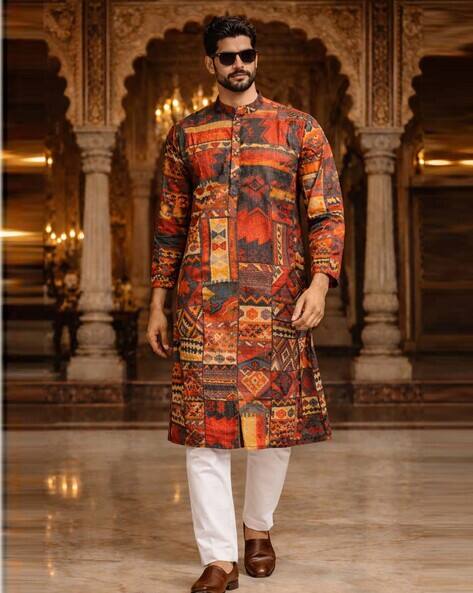 SWAGG INDIA Men Printed Regular Fit Kurta