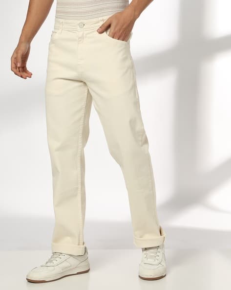 JOHN PLAYERS JEANS Men Mid-Rise Straight Jeans