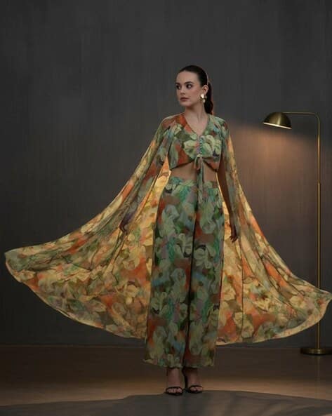 Gerua By Libas Women Chiffon 3-Piece Sets