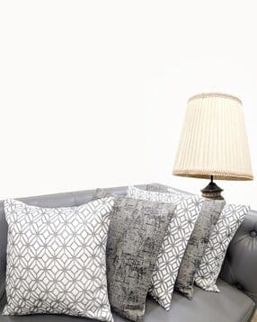 good vibes Pack of 5 Geometric Print Cushion Cover 16" x 16"-picture-17