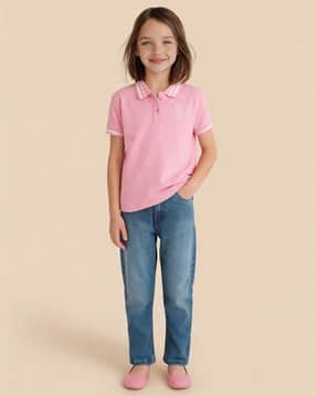 u.s. polo assn. Girls Regular Fit Polo T-Shirt-picture-12