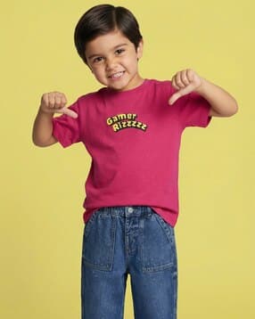 nauti nati Boys Printed Crew-Neck T-Shirt-picture-29