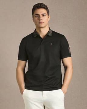 Regular Fit Polo Neck T-Shirt-image-3