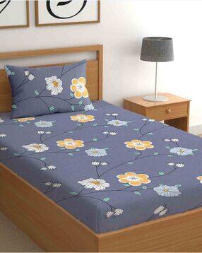 cg homes Microfiber Single Flat Printed Bedsheet-picture-27