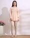 Women Regular Fit Cotton Top with Embroidered Yoke