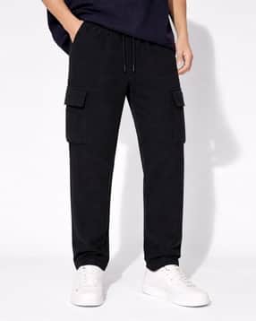 Buy DNMX Men Cargo-Pockets Loose Fit Trousers Online | Ajio.com