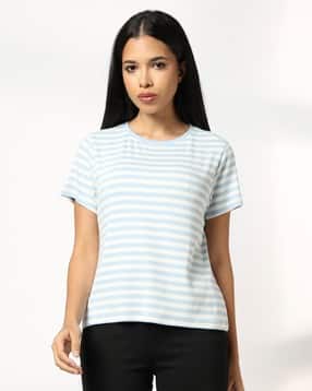 teamspirit Women Striped Round-Neck T-Shirt-picture-10