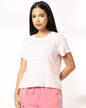 teamspirit Women Striped Round-Neck T-Shirt-picture-34