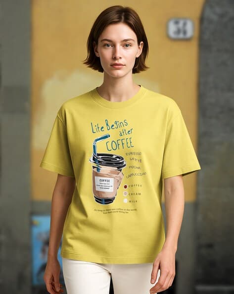 Hellcat Women Printed Regular Fit T-Shirt