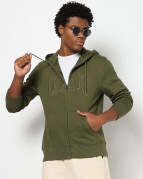 gap Embroidered Regular Fit Full Zip-Front Hoodie-picture-19