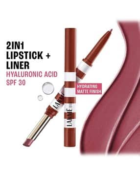9to5 Hya Beach Edit Lipstick + Liner Duo SPF Matte Finish Lipstick Pro Pink Medium-image-31