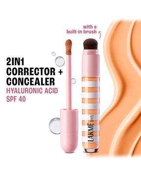 lakme 9to5 Hya Beach Edit Color Correcting Concealer SPF 40 Full Matte Coverage Medium Tan 3-picture-30