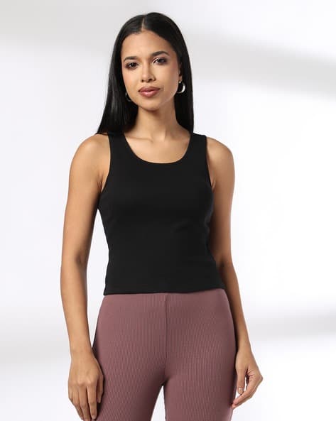 RIO BASIC Women Scoop-Neck Tank Top