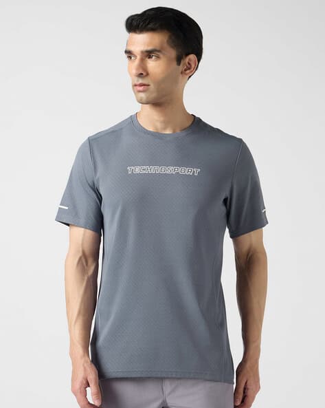 Men Slim Fit Crew-Neck T-Shirt