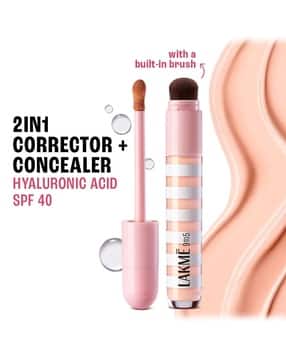 lakme 9to5 Hya Beach Edit Color CorrectingConcealer SPF 40 Full Matte Coverage Light 1-picture-30