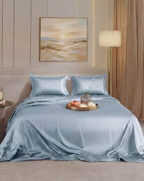anwyn Cotton Bedsheet with 2 Pillow Cover-picture-34