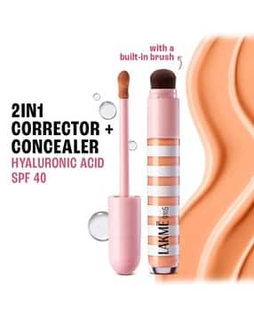 lakme 9to5 Hya Beach Edit Color Correcting Concealer SPF 40 Full Matte Coverage Tan Deep 4-picture-42