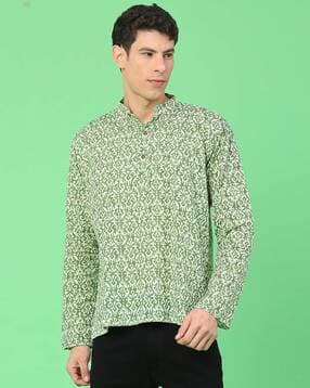 v-mart Men Printed Regular Fit Kurta-picture-40