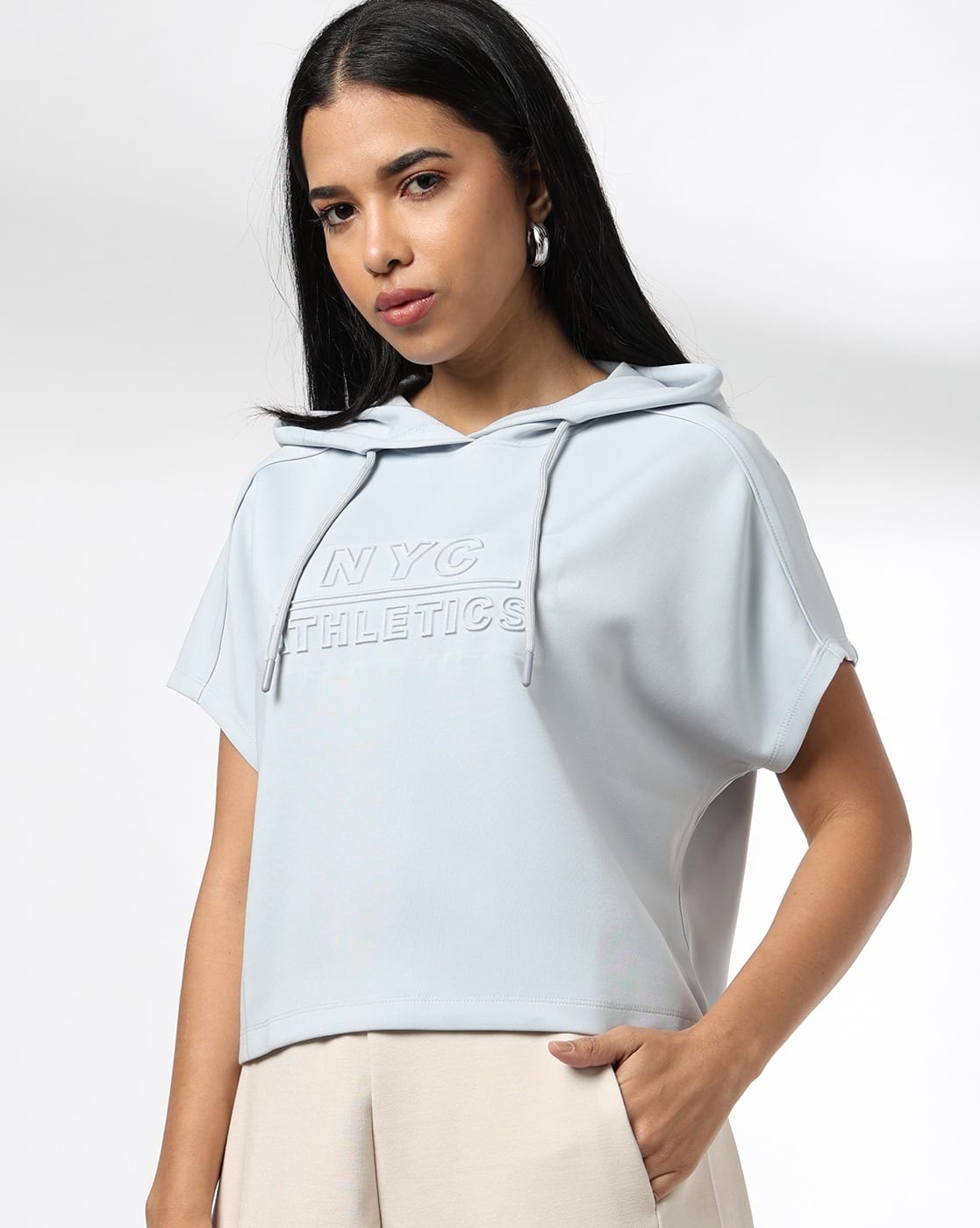 Teamspirit Women Typographic Print Regular Fit Hoodie — image 1 of 5