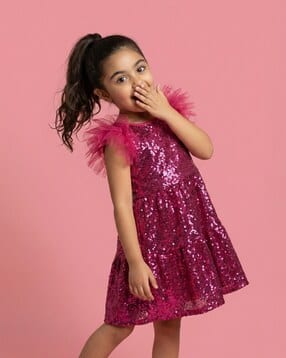 nauti nati Girls Embellished A-Line Dress-picture-32