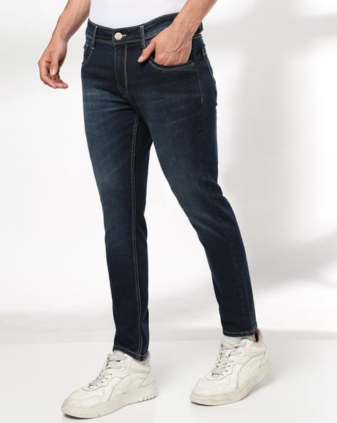 JOHN PLAYERS JEANS Men Mid-Wash Skinny Fit Jeans