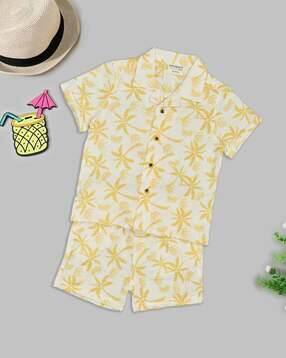 pantaloons baby Printed Shirt & Shorts Set-picture-14
