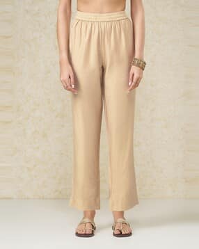 rangmanch by pantaloons Women Pants with Elasticated Waist-picture-32
