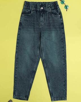 Girls Mid-Rise Baggy Jeans-image-35