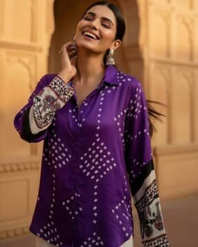 indie picks Bandhni Rabari Printed Shirt-picture-17