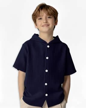 styleconnect Boys Regular Fit Hooded Shirt-picture-15