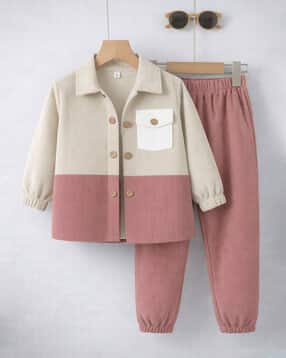 fastdeal x ag Boys Striped Shirt & Joggers Set-picture-29