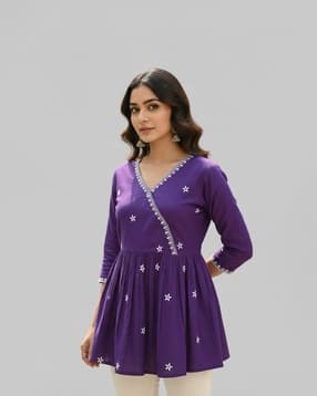 indie picks Rayon Embroidery Top-picture-28