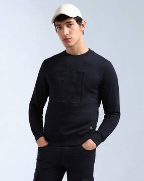 flying machine Appliqued Regular Fit Sweatshirt-picture-46
