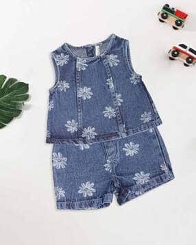pantaloons baby Printed Top & Shorts Set-picture-12