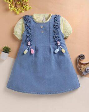 toonyport Girls A-Line Dress with T-Shirt-picture-53