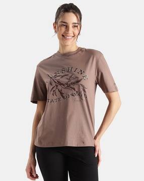 jockey Women Printed Oversized Fit Round-Neck T-Shirt-picture-35
