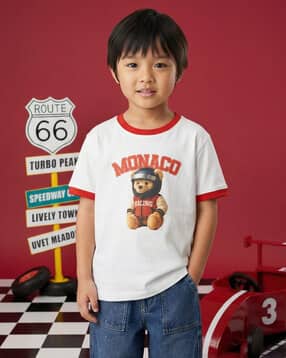 nauti nati Boys Printed Crew-Neck T-Shirt-picture-28
